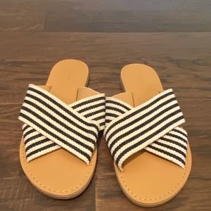 Striped Sandals